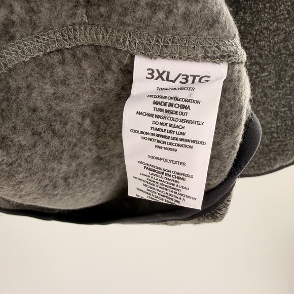 Darius Rucker Philadelphia Eagles Mens 3XL Quarter Zip Pullover Fleece Grey NFL - Picture 8 of 8